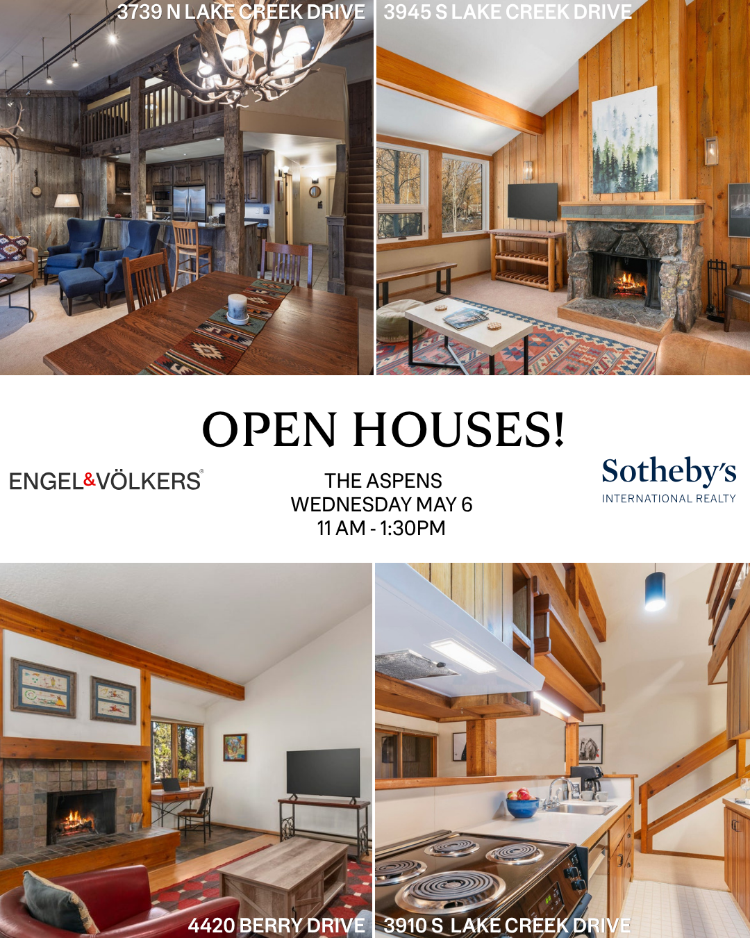 Open Houses collage flyer